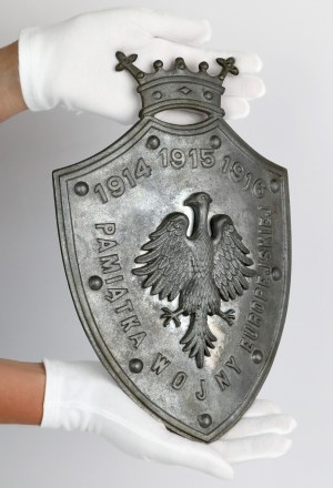 Plaque, Commemorative of the European War 1914-1915-1916