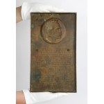Plakieta MW (30x17,5cm) Józef Piłsudski - Wskrzesiciel...