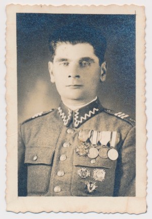 Photographie, insigne, 5e régiment d'artillerie lourde de Lviv, front lituano-biélorusse et défenseurs des frontières 1920 (wz.2)