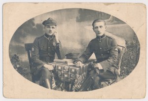 Photographie militaire - insigne télégraphique