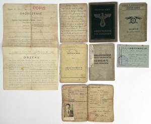 La Seconde République et l'Occupation, documents et arrêts - set (8pc)