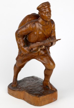 Wooden Statue of a Legionnaire - R.D. 14.V.1919.