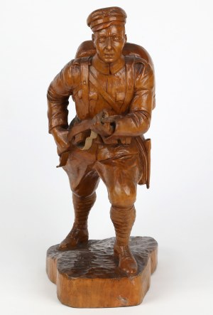 Wooden Statue of a Legionnaire - R.D. 14.V.1919.