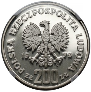 Échantillon ARGENT 200 or 1979 Mieszko I