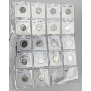 50 złotych 1990-2023 - zestaw (18szt)