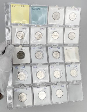 1 or 1990-2021 - set (19pcs)