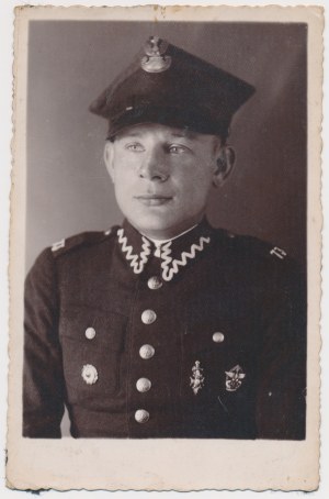 Photographie, insigne, 55e régiment d'infanterie de Poznań et 14e division d'infanterie