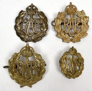 UK, RAF badges - Royal Air Force - set (4pc)