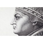 Próbna odbitka stalorytnicza portretu do 200 zł 1994