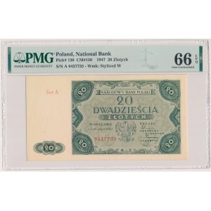 20 złotych 1947 - A