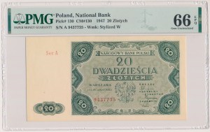 20 gold 1947 - A