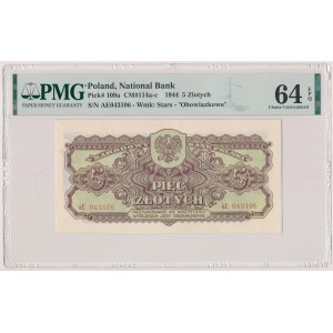 5 złotych 1944 ...owe - aE