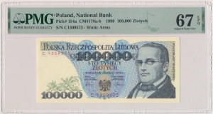 PLN 100 000 1990 - C