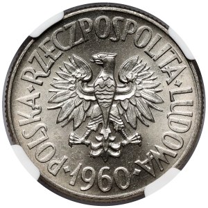 Próba NIKIEL 5 złotych 1960 Statek Waryński