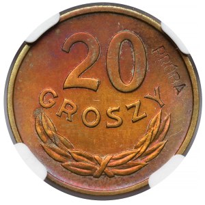 Próba MOSIĄDZ 20 groszy 1957