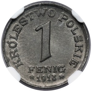Royaume de Pologne, 1 fenig 1918