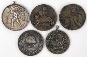 Europe, y compris la Pologne, Ordres et médailles - set (7pc)