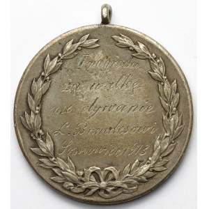 Medal nagrodowy, I Miejsce za Walkę na Dywanie, Sosnowiec 1913