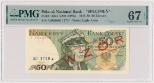 50 PLN 1975 - MODÈLE - A 0000000 - No.1770