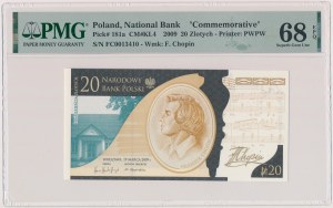 20 zł 2009 Fryderyk Chopin