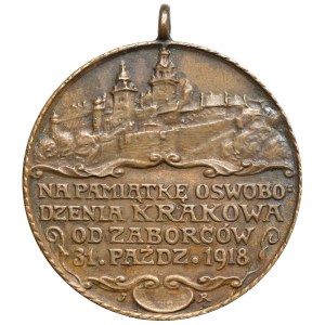 Medal, Oswobodzenie Krakowa 1918