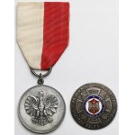 Medal i Odznaka kombatancka - zestaw (2szt)