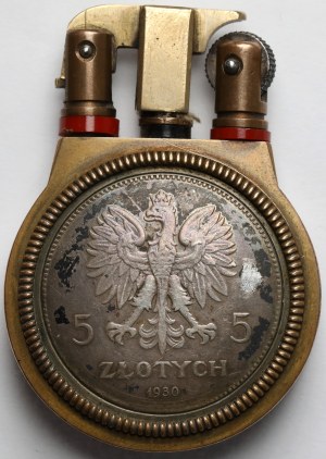 Lighter with 5 gold 1930 - Banner