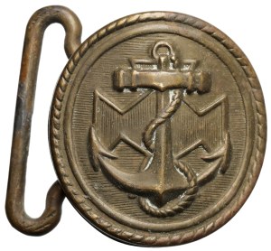 PRL ( ?) Navy, boucle de ceinture d'officier - début