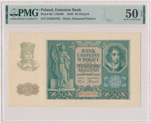 50 zloty 1940 - D