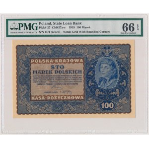 100 mkp 1919 Sierpień - ID Serja T (Mił.27c)