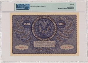 1,000 mkp 1919 August - I Serja A (Mił.29a)