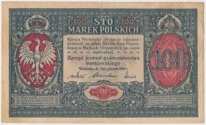 100 mkp 1916 jeneral - 7-digit - RARE