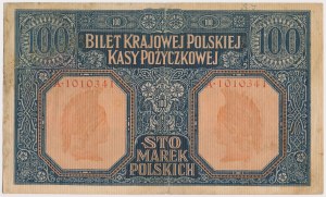100 mkp 1916 jeneral - 7-digit - RARE