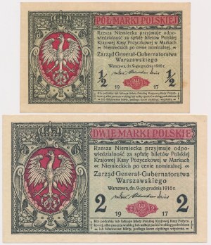 1/2 et 2 mkp 1919 General - set (2pcs)