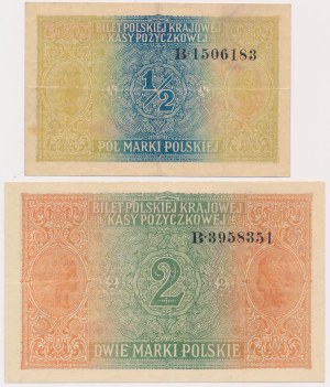 1/2 et 2 mkp 1919 General - set (2pcs)