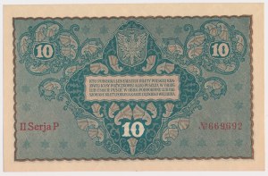 10 mkp 1919 August - II Serja P (Mił.25a)