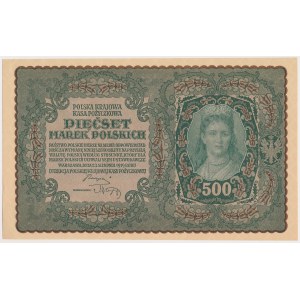 500 mkp 1919 Sierpień - I Serja BT (Mił.28a)