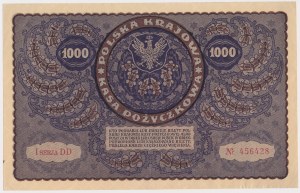 1,000 mkp 1919 August - I Serja DD (Mił.29b1)