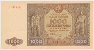 1 000 zlotys 1946 - G