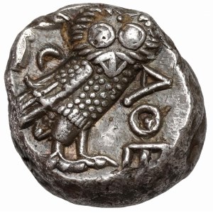 Grecja, Attyka, Ateny, Tetradrachma (393-355 p.n.e.) - sówka - rzadka