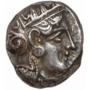 Grecja, Attyka, Ateny, Tetradrachma (393-355 p.n.e.) - sówka - rzadka
