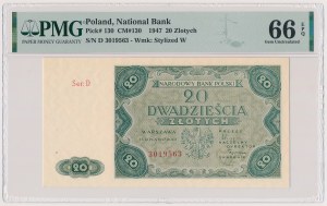 20 gold 1947 - D