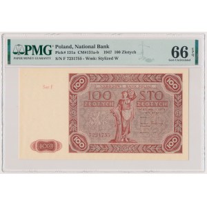 100 złotych 1947 - F - mała litera