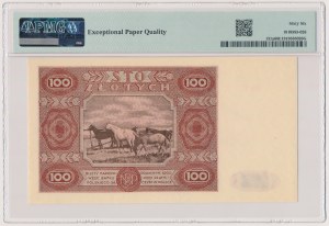 100 zloty 1947 - F - petite lettre