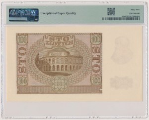 100 zloty 1940 - Ser.B - Falsification of ZWZ