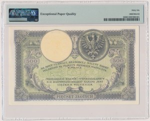 500 zlotys 1919 - faible numérateur