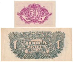 50 gr et 1 zł 1944 ...owym EP - set (2pcs)