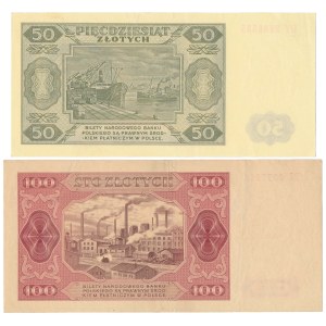 50 i 100 zł 1948 - zestaw (2szt)