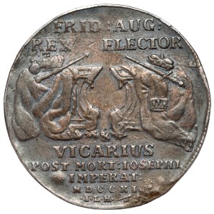 August II Mocny, Półtalar wikariacki 1711 - rzadki