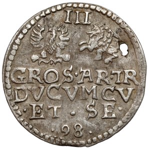 Kurlandia, Wilhelm Kettler, Trojak Mitawa 1598
